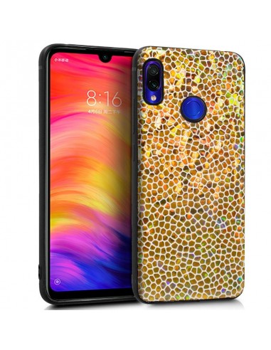 Carcasa TPU brillo Xiaomi Redmi Note 7 / Note 7 Pro mosaico dorado