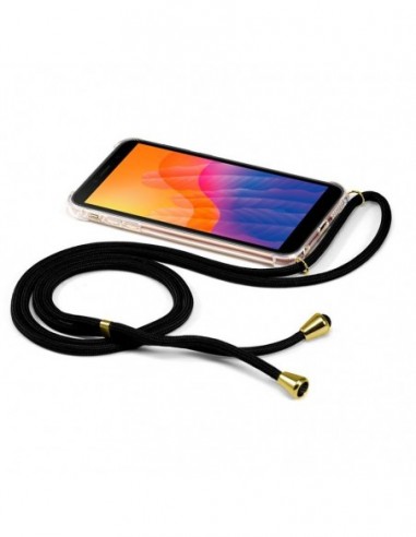 Carcasa TPU Huawei Y5p cordón negra