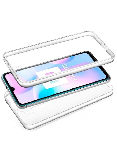 Funda gel TPU 3D Xiaomi Redmi 9A / Redmi 9AT transparente (Frontal + trasera)