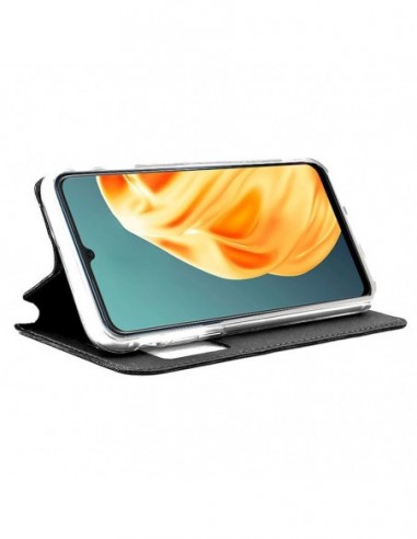 Funda libro soporte TPU Oppo A91 negra