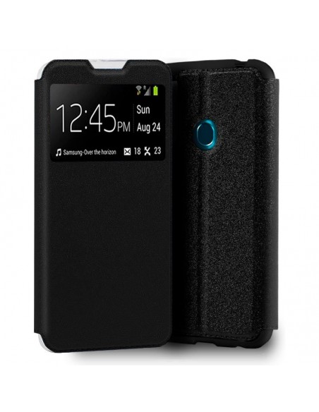 Funda libro soporte TPU ZTE Blade 10 Smart negra