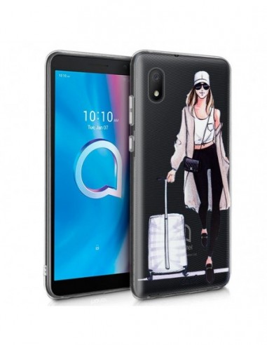 Carcasa TPU transparente Alcatel 1B...