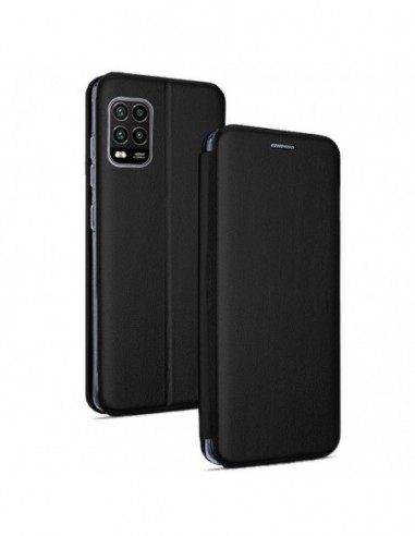Funda libro soporte Xiaomi Mi 10 Lite Elegance negra
