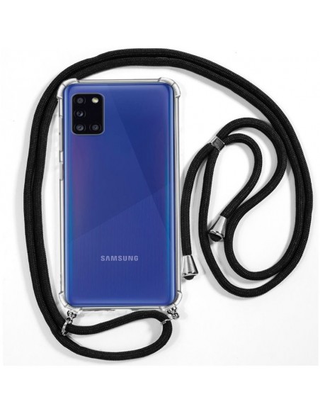 Carcasa TPU Samsung A315 Galaxy A31 cordón negro