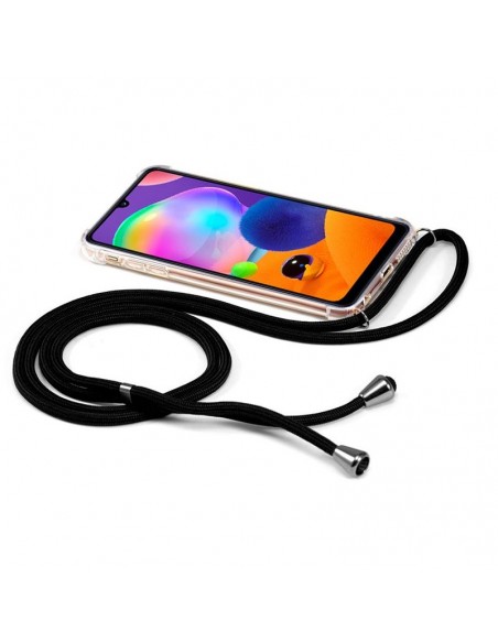 Carcasa TPU Samsung A315 Galaxy A31 cordón negro