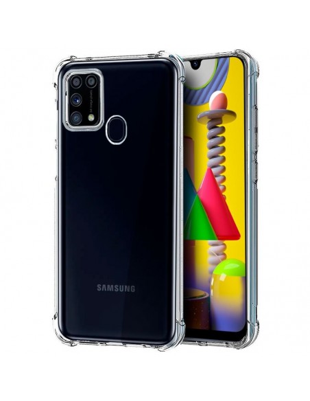 Carcasa reforzada TPU Samsung M315 Galaxy M31 antigolpes transparente