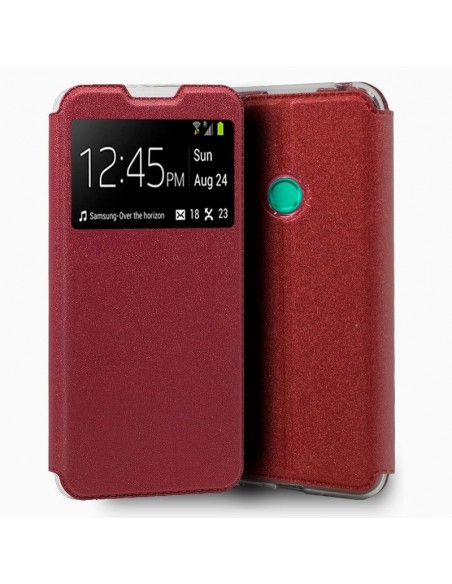 Funda libro soporte TPU Huawei P Smart 2020 roja