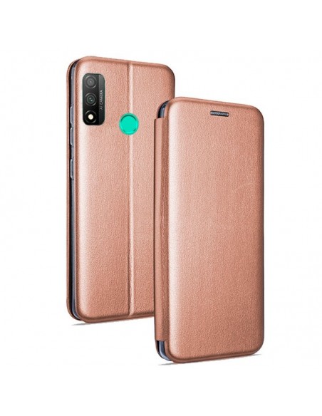 Funda libro soporte Huawei P Smart 2020 Elegance rosa cobre