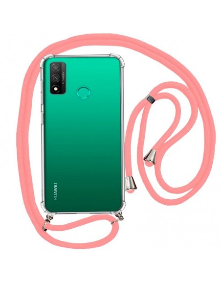 Carcasa reforzada TPU Huawei P Smart 2020 cordón rosa