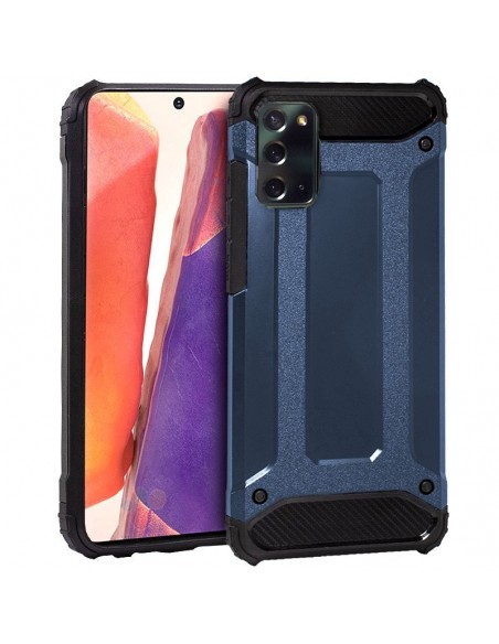 Carcasa reforzada TPU Samsung N980 Galaxy Note 20 azul