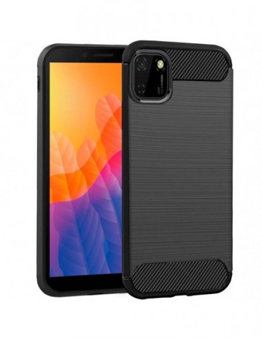Carcasa TPU Huawei Y5p carbón negra