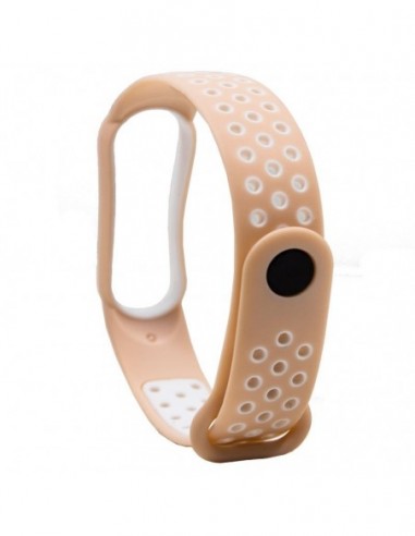 Correa deportiva para Xiaomi Mi Band 5 / Mi Band 6 / Amazfit Band 5 rosa carne