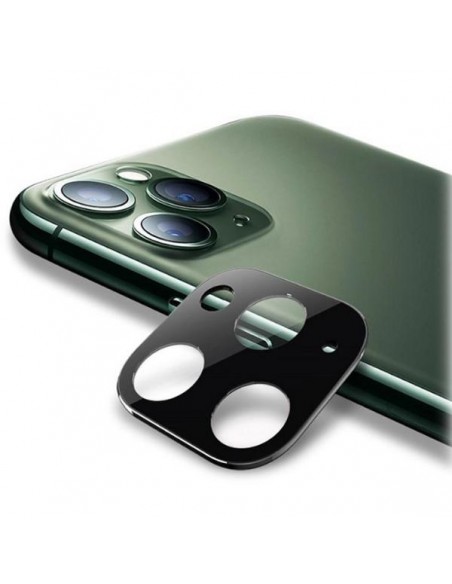 Protector aluminio cámara trasera iPhone 11 Pro negro