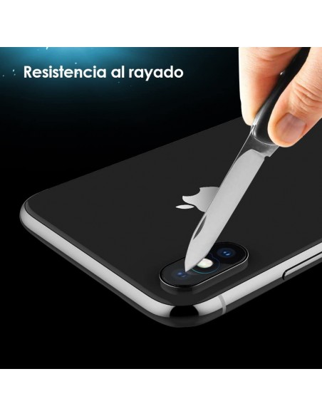 Protector cámara trasera vidrio templado iPhone XS Max transparente