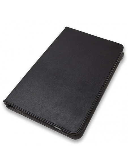 Funda polipiel soporte giratorio universal tablets 9,7 - 10 pulgadas negra (Panorámica)