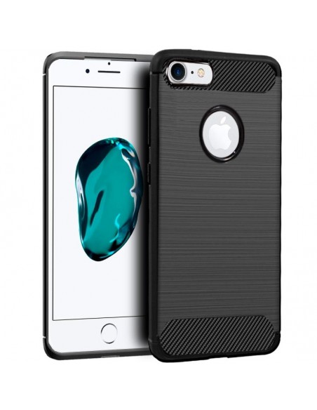 Carcasa TPU iPhone 6 / 7 / 8 / iPhone SE (2020) carbón negra