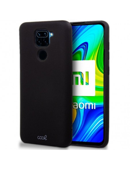 Carcasa TPU cama tela Xiaomi Redmi Note 9 negra