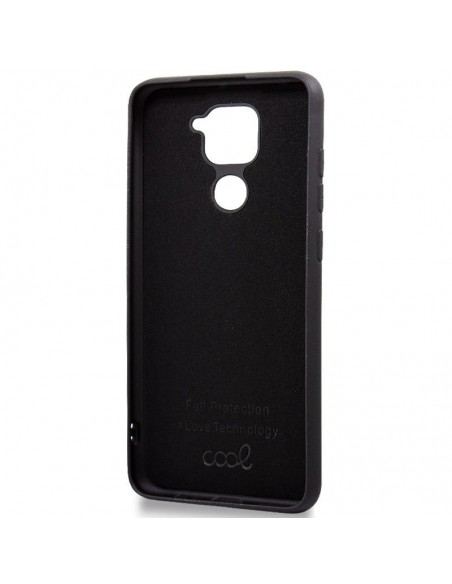 Carcasa TPU cama tela Xiaomi Redmi Note 9 negra