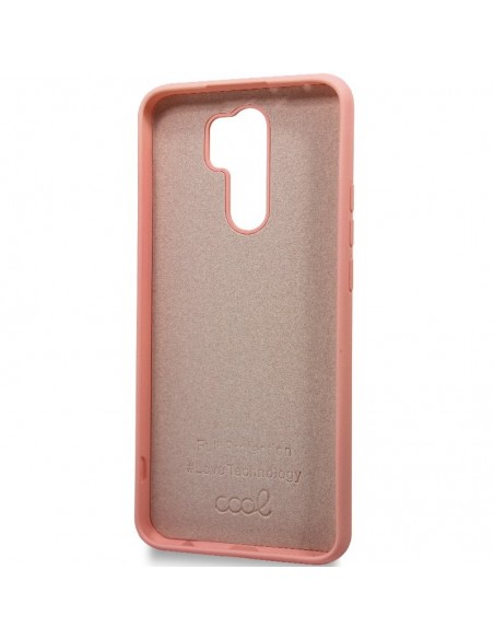 Carcasa TPU cama tela Xiaomi Redmi 9 rosa