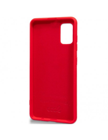 Carcasa TPU cama tela Samsung A415 Galaxy A41 roja