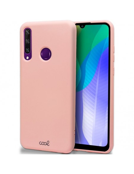 Carcasa TPU cama tela Huawei Y6p rosa