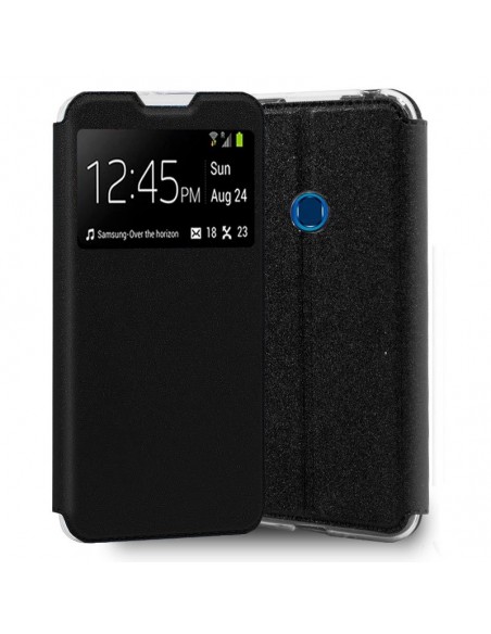 Funda libro soporte TPU Samsung A207 Galaxy A20s negra