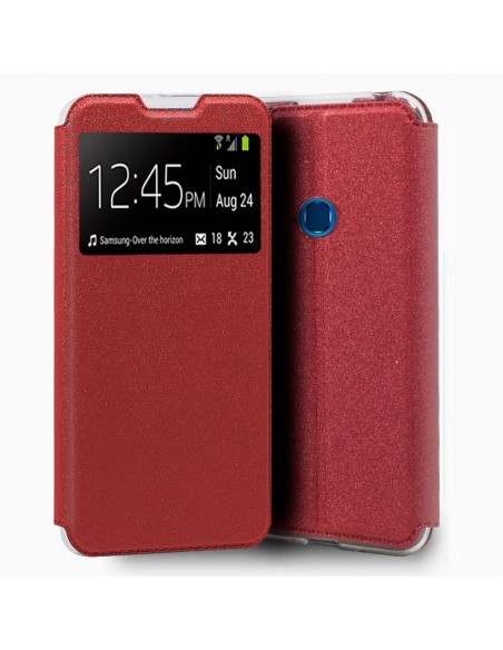 Funda libro soporte TPU Samsung A207 Galaxy A20s roja