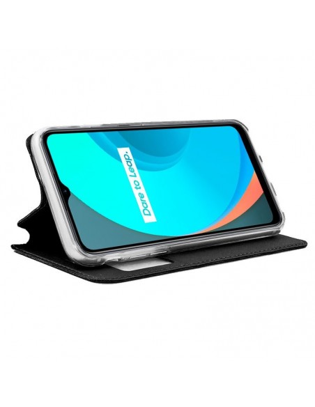 Funda libro soporte TPU Realme C11 negra