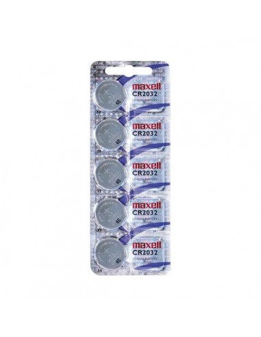 Paquete de 5 pilas de botón Litio...