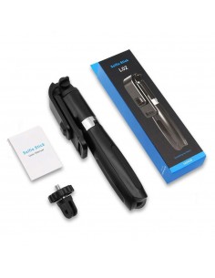 Trípode palo selfie + mando Bluetooth L02 negro
