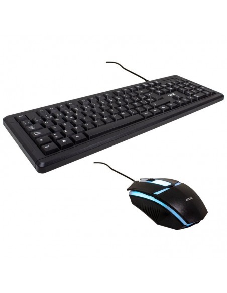 Lote especial videojuegos teclado USB PC + ratón retroiluminado COOL Florida