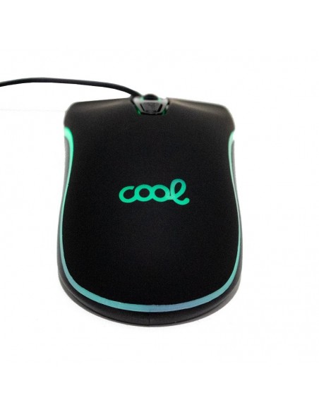 Ratón USB de videojuego (retroiluminado) COOL Kansas negro