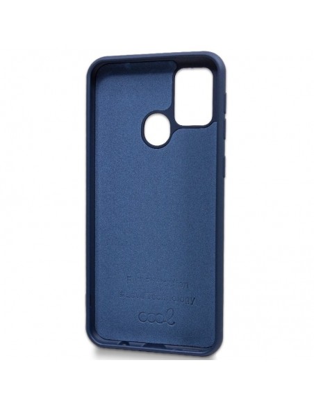 Carcasa TPU cama tela Samsung M215 Galaxy M21 / Galaxy M31 azul marino