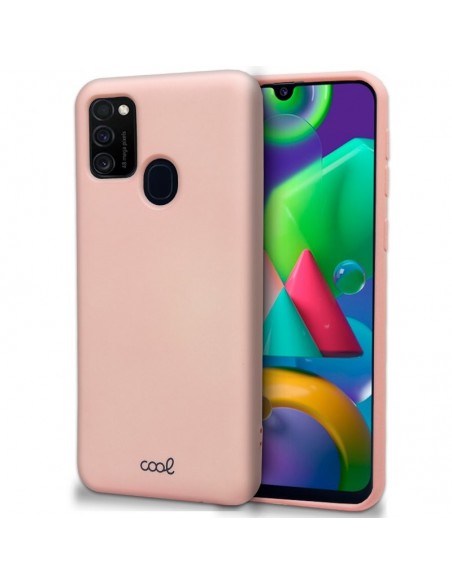 Carcasa TPU cama tela Samsung M215 Galaxy M21 / Galaxy M31 rosa