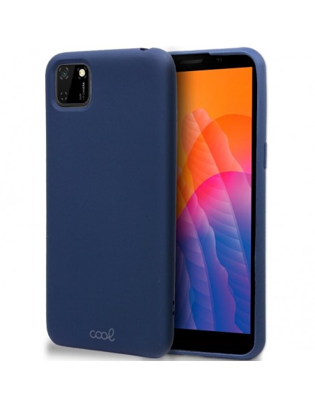 Carcasa TPU cama tela Huawei Y5p azul marino