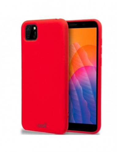 Carcasa TPU cama tela Huawei Y5p roja