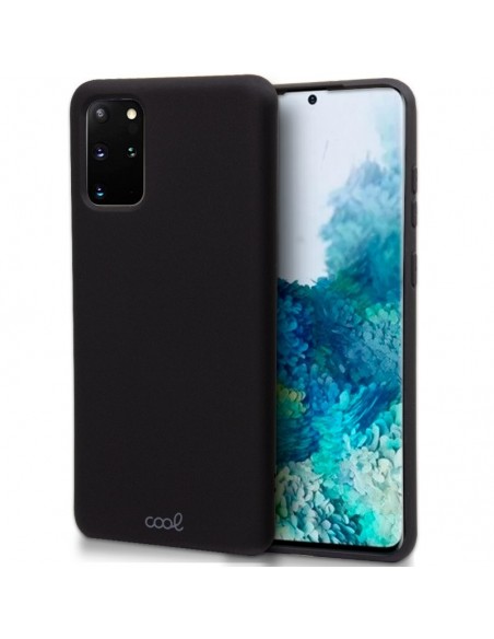 Carcasa TPU cama tela Samsung G985 Galaxy S20 Plus negra