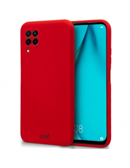 Carcasa TPU cama tela Huawei P40 Lite roja