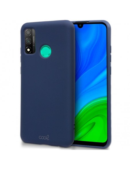 Carcasa TPU cama tela Huawei P Smart 2020 azul marino