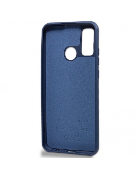 Carcasa TPU cama tela Huawei P Smart 2020 azul marino
