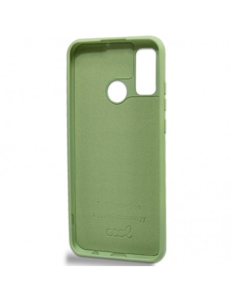Carcasa TPU cama tela Huawei P Smart 2020 verde pistacho