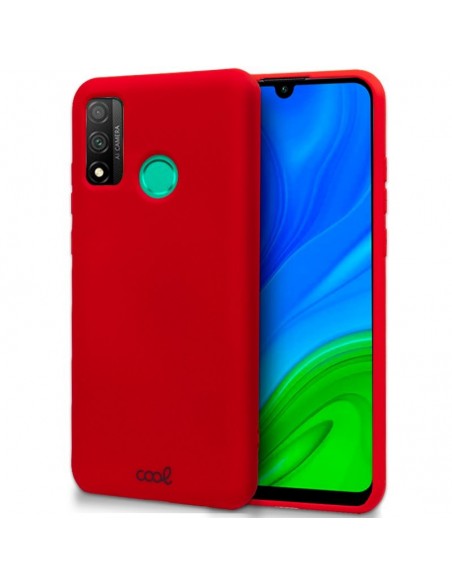 Carcasa TPU cama tela Huawei P Smart 2020 roja