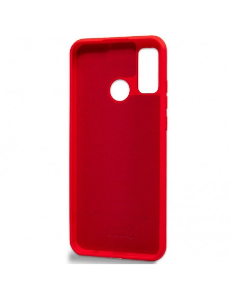 Carcasa TPU cama tela Huawei P Smart 2020 roja