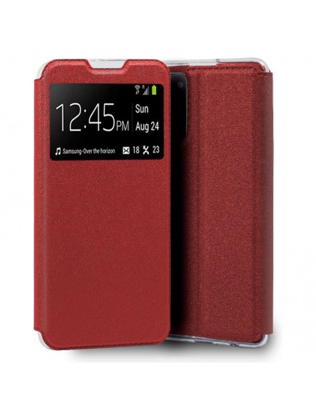 Funda libro soporte TPU Samsung G780 Galaxy S20 FE roja