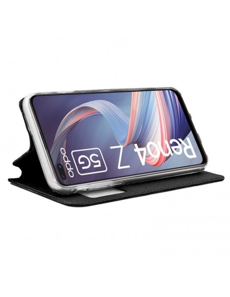 Funda libro soporte TPU Oppo Reno 4Z negra