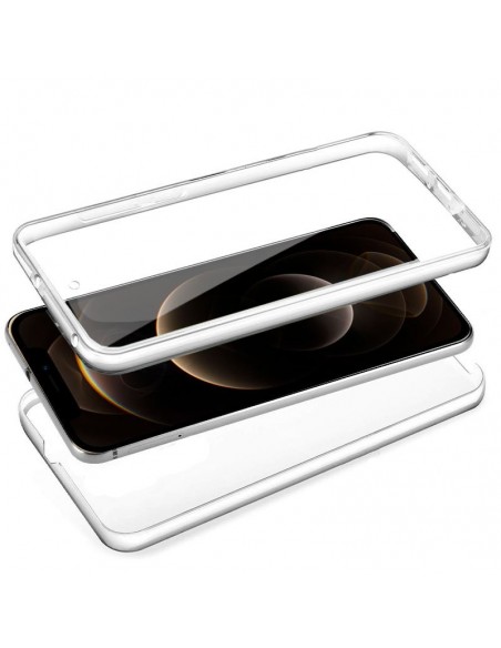 Funda gel TPU 3D iPhone 12 Pro Max transparente (Frontal + trasera)