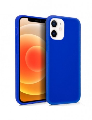 Funda gel TPU iPhone 12 mini azul