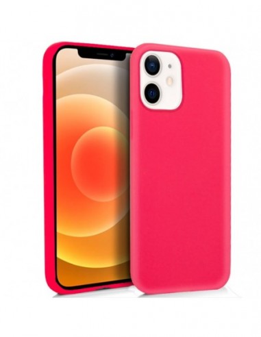 Funda gel TPU iPhone 12 mini rosa