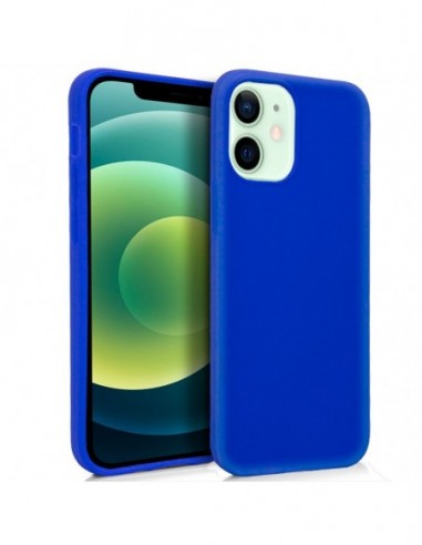 Funda gel TPU iPhone 12 / 12 Pro azul