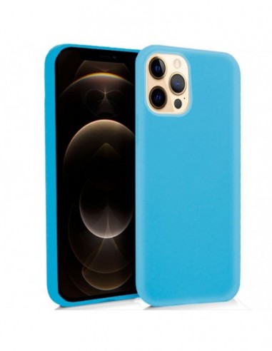 Funda gel TPU iPhone 12 Pro Max azul...